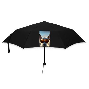 Dog Dogs Sunglasses Wildlife Animals Pets - Umbrella (small) - black - Front