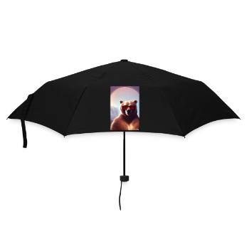 Bear Sunglasses Wildlife Forest Animals Wilderness - Umbrella (small) - black - Front