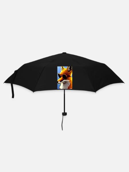 Fox Sunglasses Wildlife Forest Animals Wilderness - Umbrella (small) - black