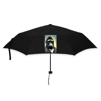 Gorilla Sunglasses Wildlife Forest Animals Wildlife - Umbrella (small) - black - Front
