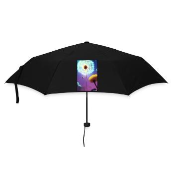 Dandelion Dandelion Asteraceae Flower Spring - Umbrella (small) - black - Front