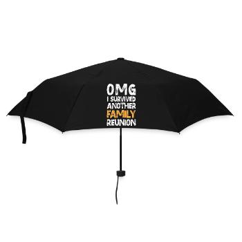 Dear family member Family holiday at home - Umbrella (small) - black - Front