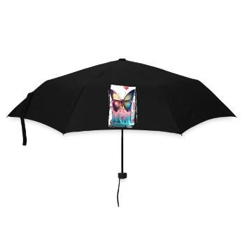 Fondant Butterfly - Umbrella (small) - black - Front