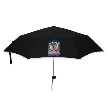 Melting butterfly - Umbrella (small) - black - Front
