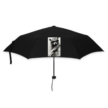 Raccoon Sunglasses Wildlife Forest Animal Forest Nature - Umbrella (small) - black - Front