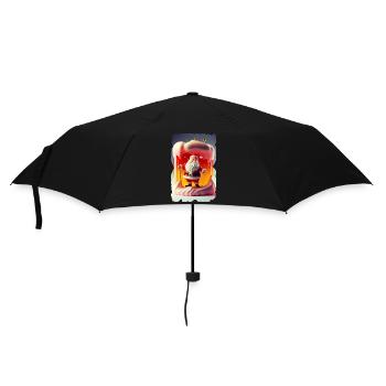 Père Noel en Gelée - Parapluie standard - noir - Devant