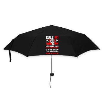 Fitness Muscle Building Bodybuilder - Umbrella (small) - black - Front