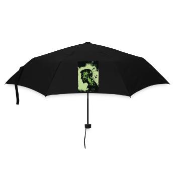 Zombie Illustration Minimalist Design - Umbrella (small) - black - Front