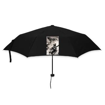 Panthère Guitare Wildlife Musicien Big Cat Zoo - Parapluie standard - noir - Devant