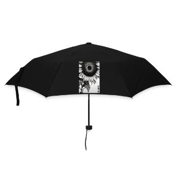 Astéracées de tournesol Fleur Printemps Prairie Verte - Parapluie standard - noir - Devant