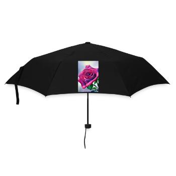 Rose Rose Flower Spring Meadow Green - Umbrella (small) - black - Front
