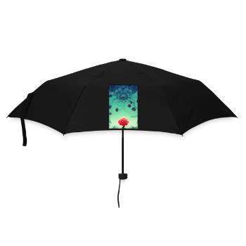 Rose Rose Flower Spring Meadow Green - Umbrella (small) - black - Front