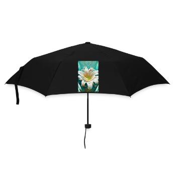 Lilies Lily Family Flower Spring Meadow Green - Umbrella (small) - black - Front