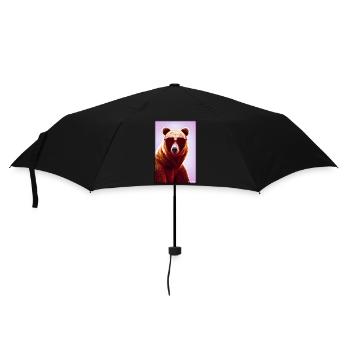Bear Sunglasses Wildlife Forest Animals Wilderness - Umbrella (small) - black - Front