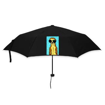 Suricates Zoo Animaux Nature Faune Surikate Zoo - Parapluie standard - noir - Devant