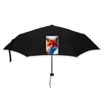 Renard Faune Animaux forestiers Nature sauvage - Parapluie standard - noir - Devant