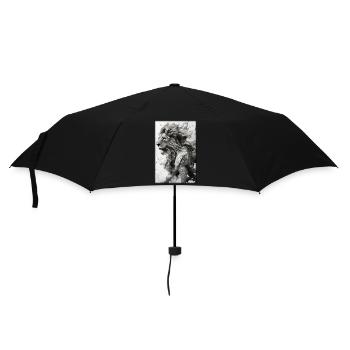 Lion Big Cat Wild Animal Lion's Head Lion's Mane Animal - Umbrella (small) - black - Front