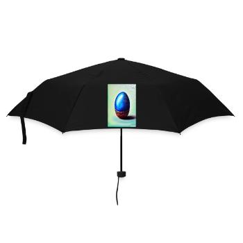 Easter Egg Easter Colorful Eggs Holiday - Umbrella (small) - black - Front