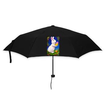 Rabbit Easter Easter Pet Easter Holiday - Umbrella (small) - black - Front