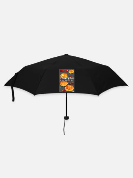 Good Morning, It's Breakfast Time - Pfannekuchen - Umbrella (small) - black