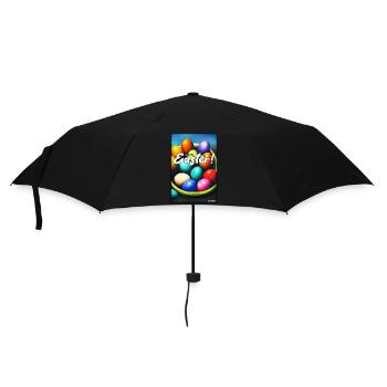 Joyeuses Pâques - Oeuf de Pâques Easter Oeufs colorés - Parapluie standard - noir - Devant