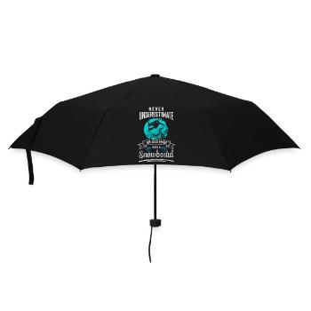 Snowboard Board Sport Vacances d’hiver - Parapluie standard - noir - Devant
