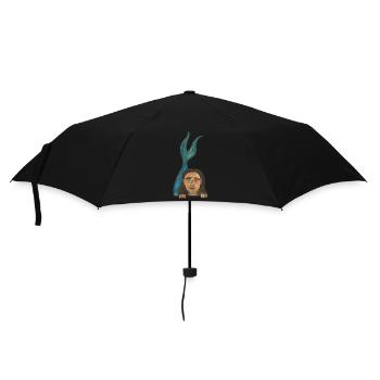 Mermaid Mermaid Save the Sea Fish - Umbrella (small) - black - Front