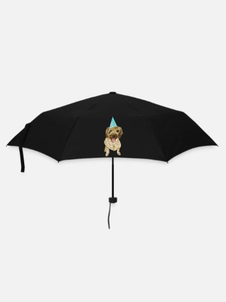 Goldendoodle Golden Retriever Doodle Birthday - Umbrella (small) - black