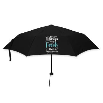 patins à glace patinoire sports danse sur glace - Parapluie standard - noir - Devant