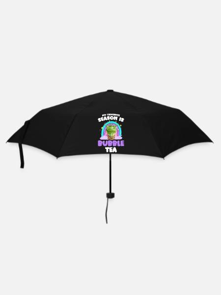 Boba Pearl Milk Iced Tea - Umbrella (small) - black