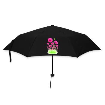 Neon Poppies - Neon Poppies - Umbrella (small) - black - Front