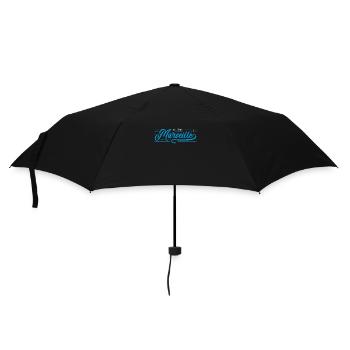 Ici c'est Marseille étoile vintage - Parapluie standard - noir - Devant