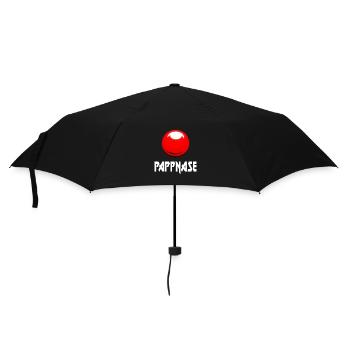 PAPPNASE - Regenschirm (klein) - Schwarz - Vorne