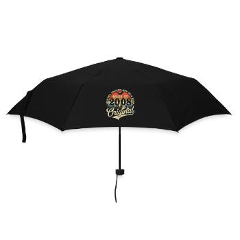 2008 Vintage né Vintage cadeau d’anniversaire - Parapluie standard - noir - Devant