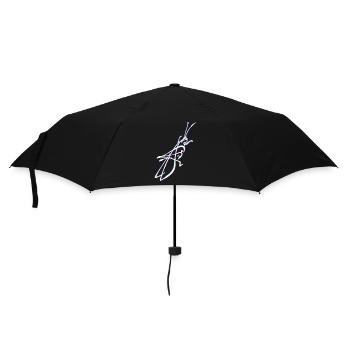 Bright grasshopper - Umbrella (small) - black - Front