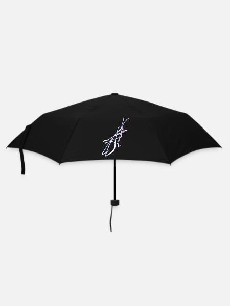 Bright grasshopper - Umbrella (small) - black