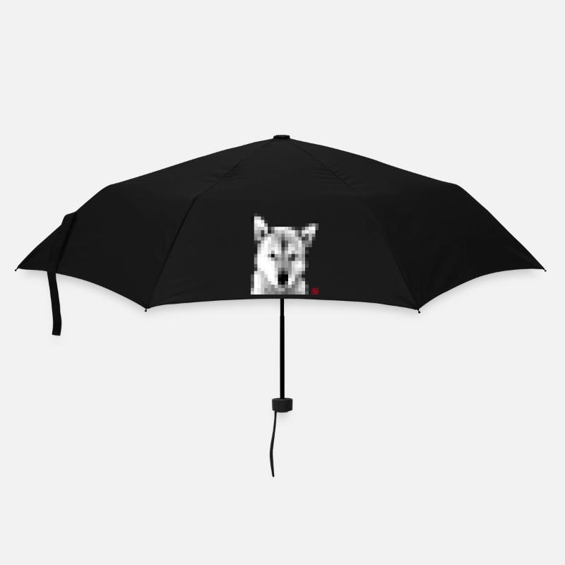 Jindo Mosaik mL - Regenschirm (klein) - Schwarz