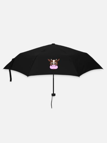 Brown cortical - Umbrella (small) - black