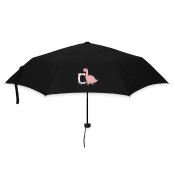 Buchstabe C - Regenschirm (klein) - Schwarz - Vorne