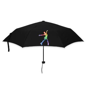Figure Skating Ice Skater Skate Dance Winter Sport - Umbrella (small) - black - Front