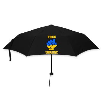 Free ukraine - Umbrella (small) - black - Front