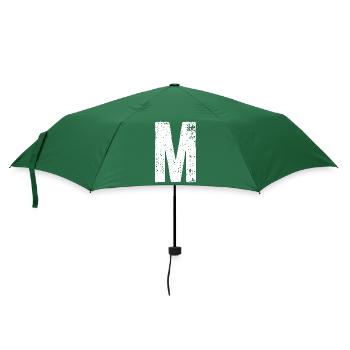 M Letter - Umbrella (small) - bottlegreen - Front