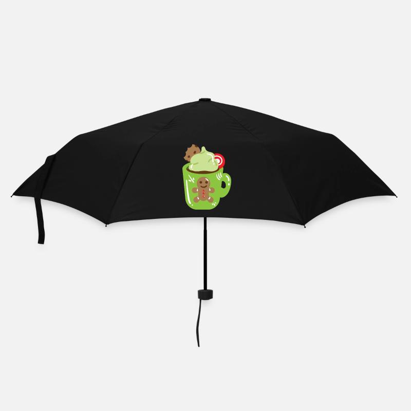 Weihnachten Tasse - Regenschirm (klein) - Schwarz