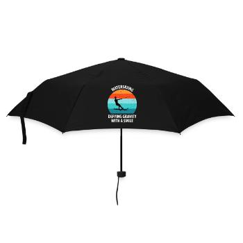 Water skis, water skis, water skiers - Umbrella (small) - black - Front