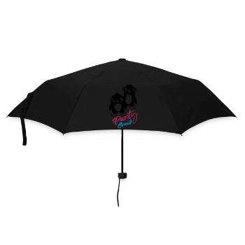 Penguin Friends Party Crew - Parapluie standard - noir - Devant
