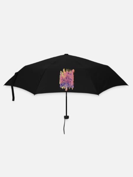 Daxhond motorcycle dark shirts background - Umbrella (small) - black