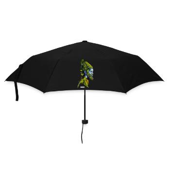 Karibik - Regenschirm (klein) - Schwarz - Vorne