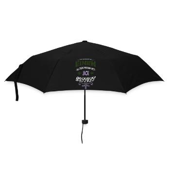 schwangerschaft doggie enkelkind terrier witzig - Regenschirm (klein) - Schwarz - Vorne
