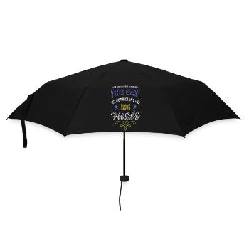 activisme protestation garçons humour déclaration d’emploi - Parapluie standard - noir - Devant