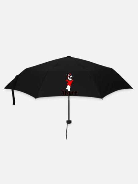 Cigogne région Alsace - Parapluie standard - noir